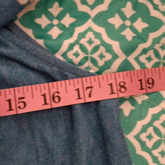 SOLD! Sale 🌞 Fever~Chambray Off the Shoulder White Eyelet Embroidered Top - Picture 8 of 15